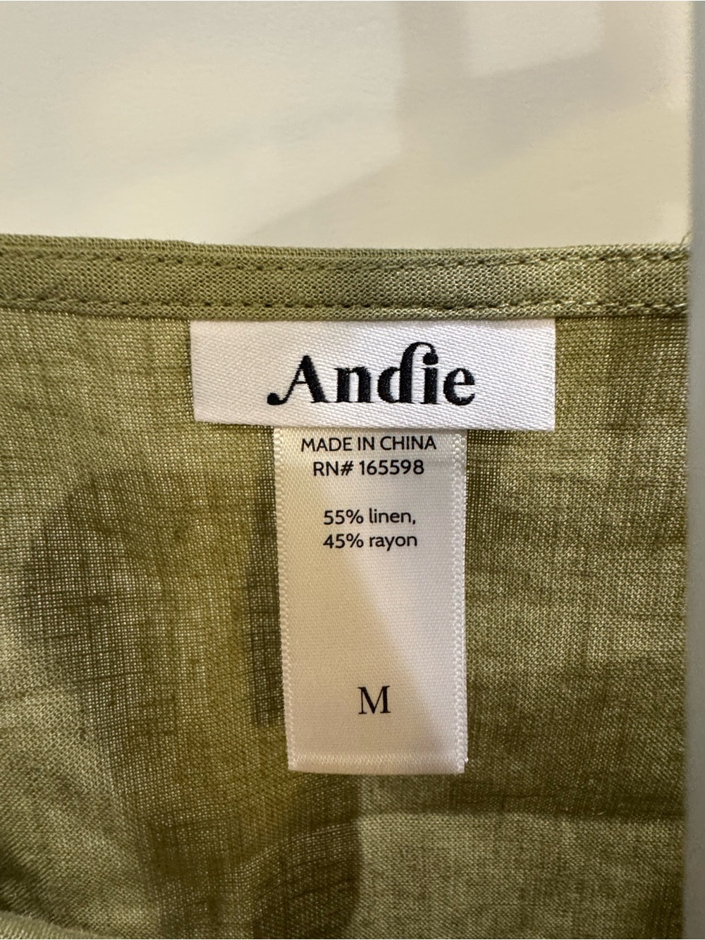Andie Barretta Linen Slip Dress - Picture 4 of 4
